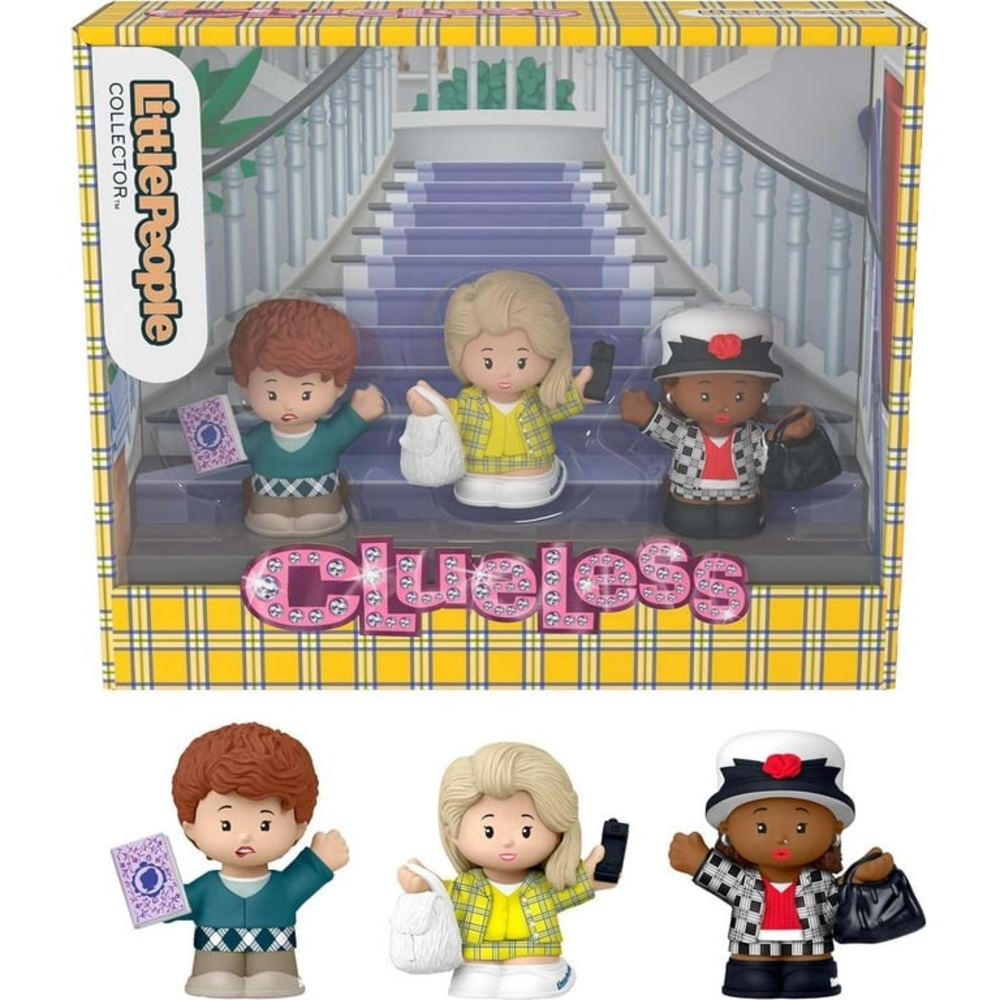 Little People Collectors Clueless 3-Figure Set - Yellow, White, Black